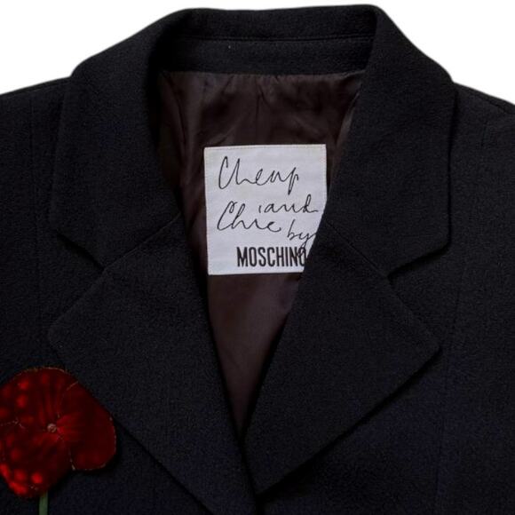 Moschino Black Jacket | Size 10 - Picture 5 of 9